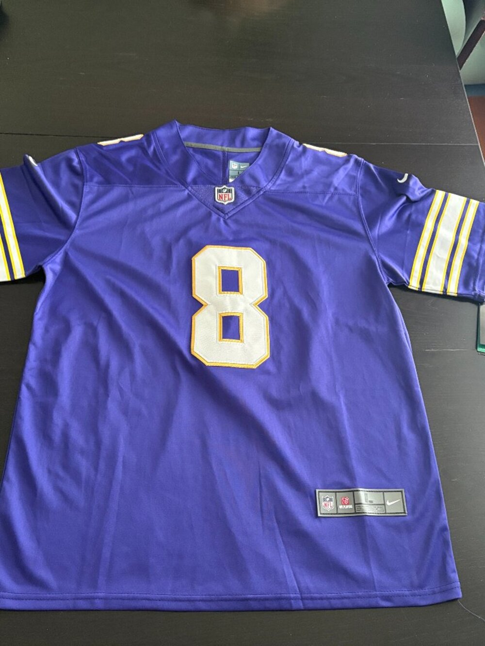 NEW Mens Minnesota Vikings Kirk Cousins #8 Onfield Football Jersey Size Large